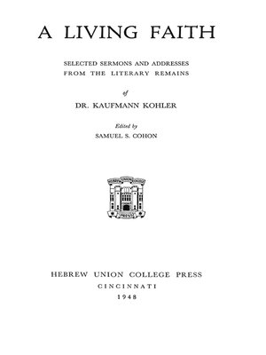 cover image of A Living Faith